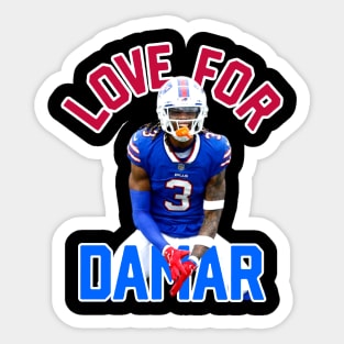 Vlove for 3 damar Sticker